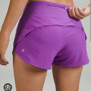 Speed Up Mid Rise Short 4" lined | Lululemon | Size 4 | NWT